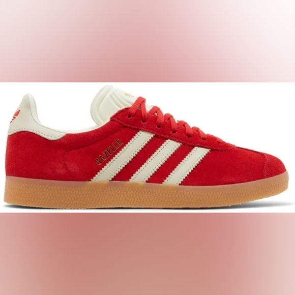adidas Other - Adidas Women's Gazelle 'Scarlet Aluminum' Size 10